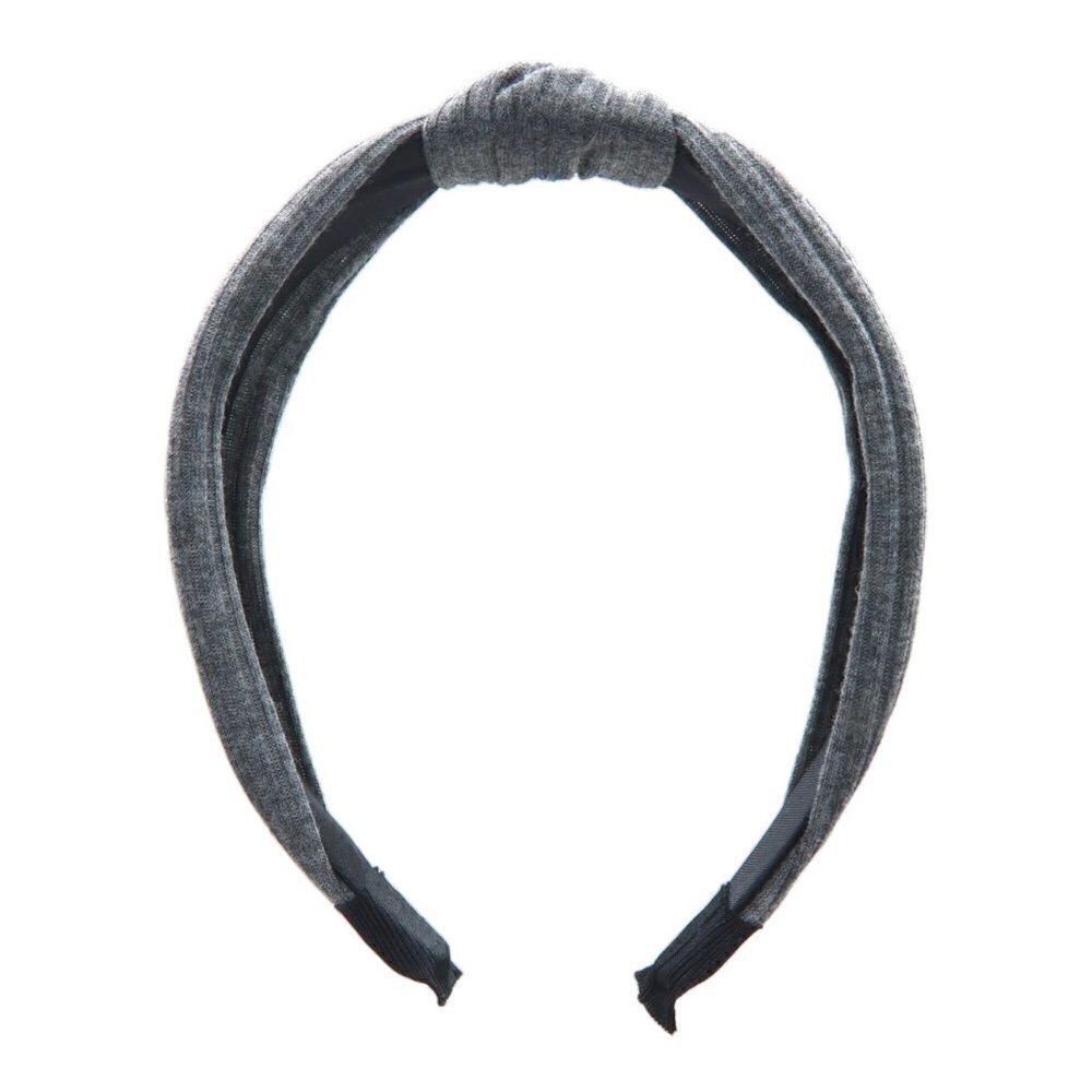 Grey Jersey Knot Comfort Headband - Picture 3 of 7